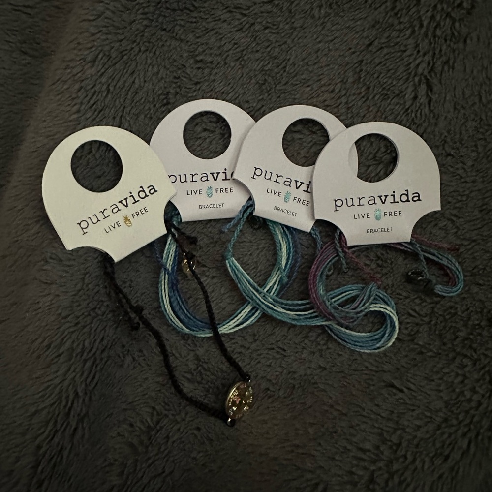 Pura Vida Bracelets - set of 4, NWT
